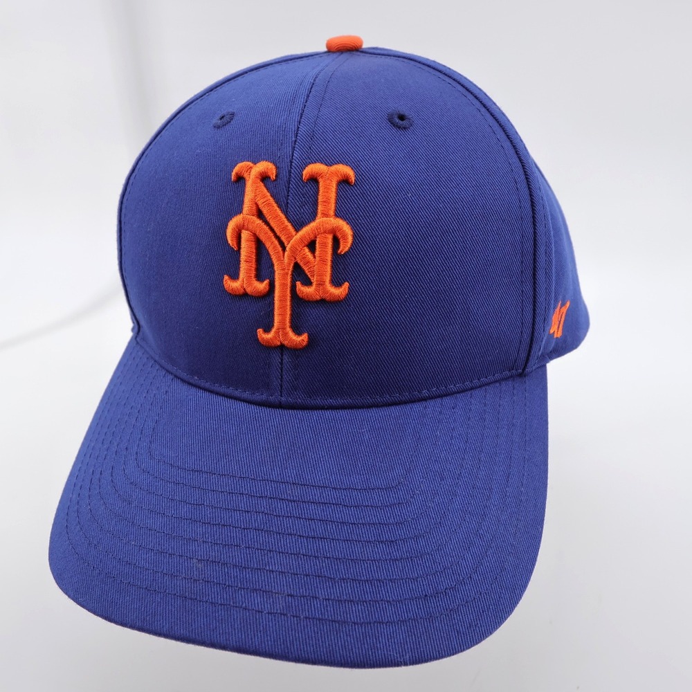 '47 Brand New York Mets MLB Snapback‎ Hat Blue Mens OSFA New without Tags